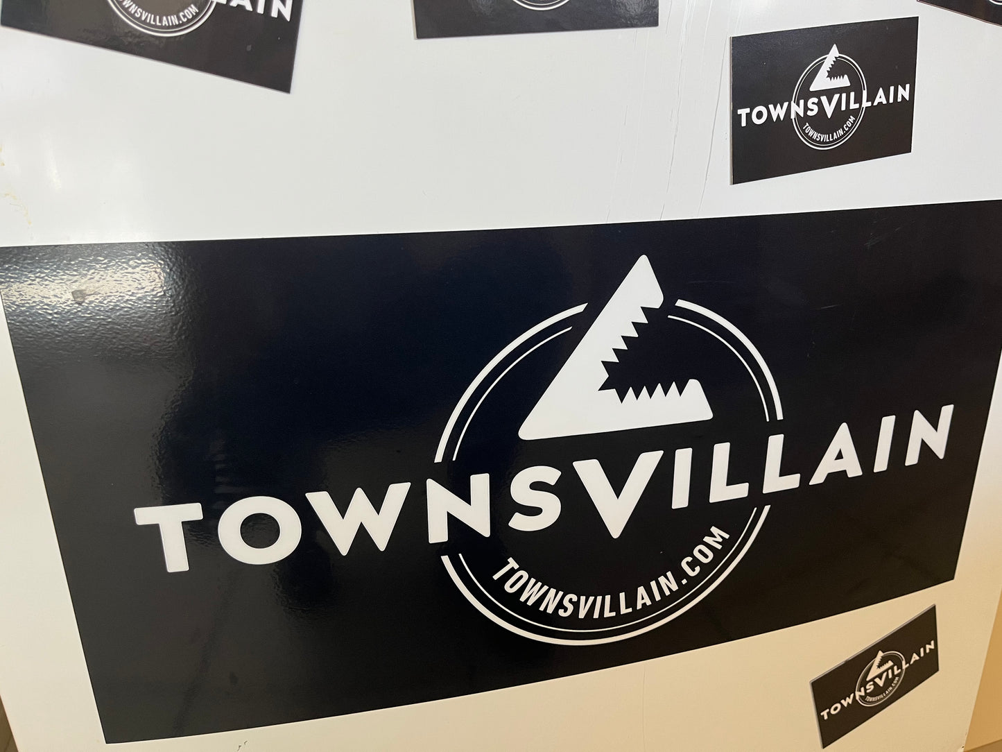 Townsvillain Black Laminated Adhesive