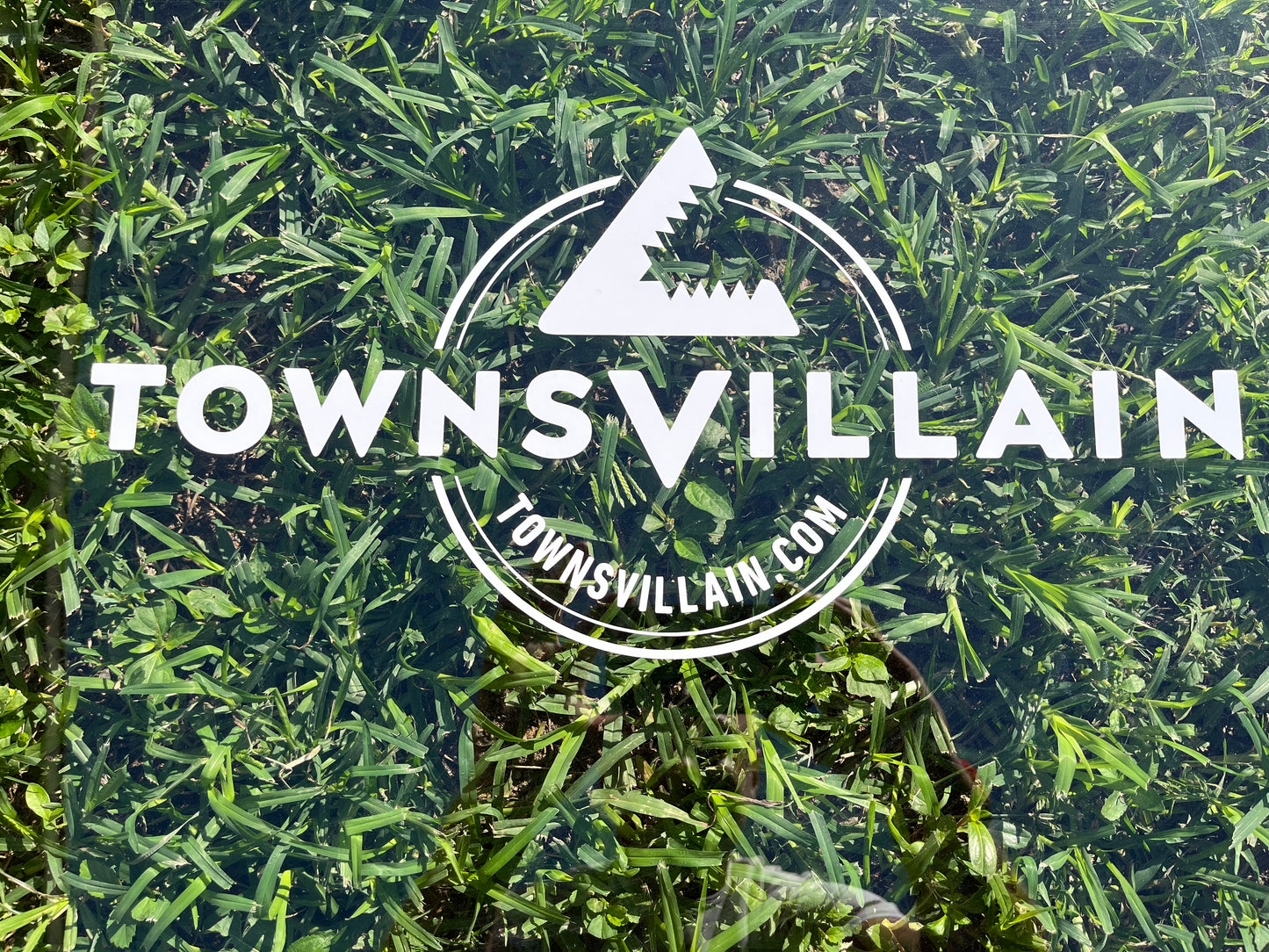 Townsvillain Logo Vehicle Adhesive (White)